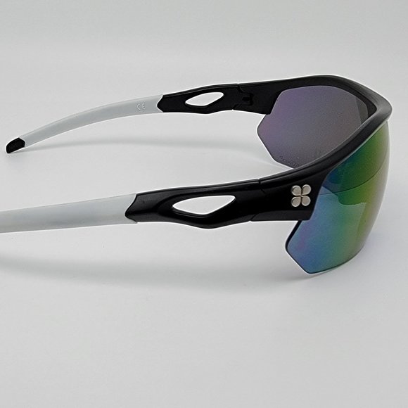 *SOLD* SunGod Pacebreakers Matte Black Frame Polarized Green Lens Sunglasses - Picture 5 of 14